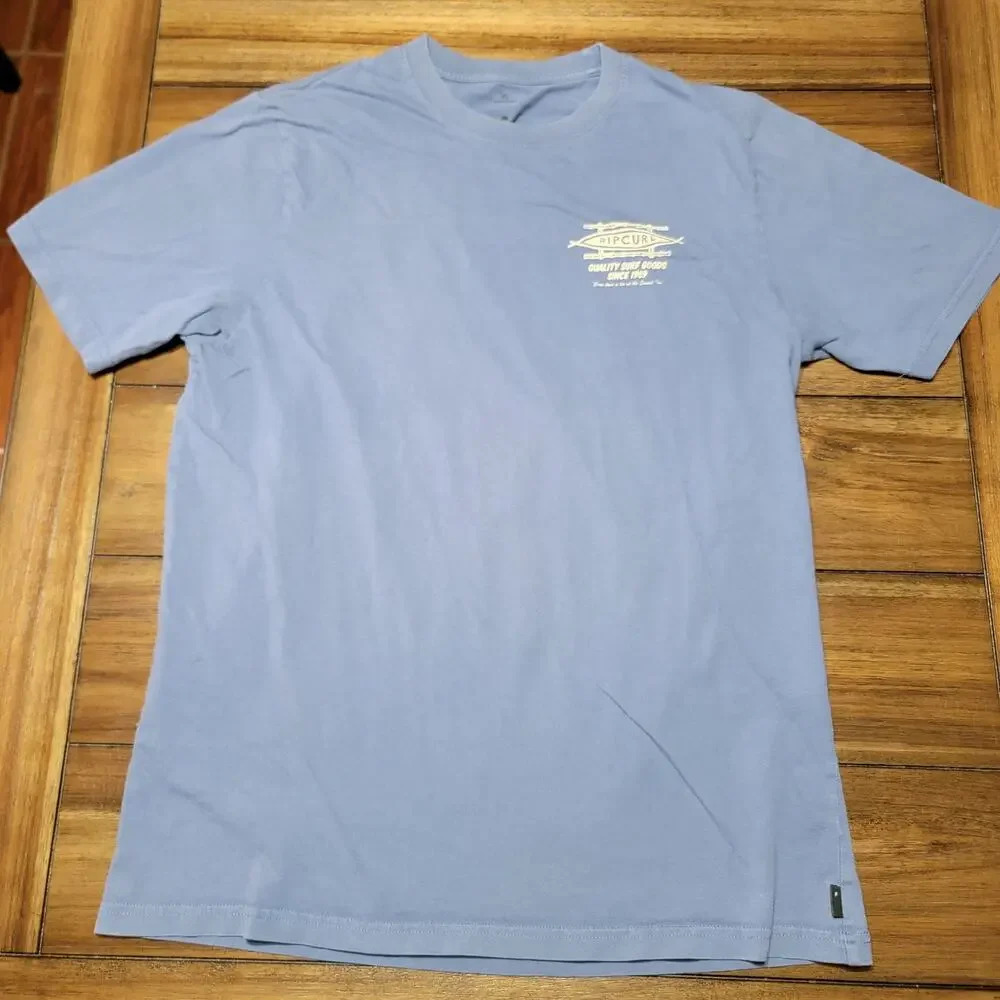 Rip Curl Blue Unisex Tee "Come Have A Tin At The Sunshine Inn" - Size XL - Picture 3 of 6